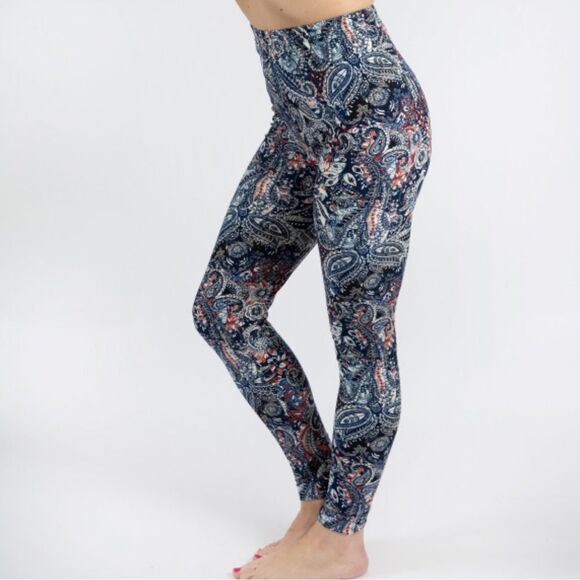 Dash Printed Full Length Leggings(Size Small) - Picture 1 of 8
